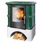 Kachlová kamna ABX Bavaria s výměníkem, flaschengrün